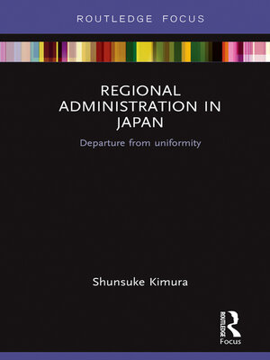 cover image of Regional Administration in Japan